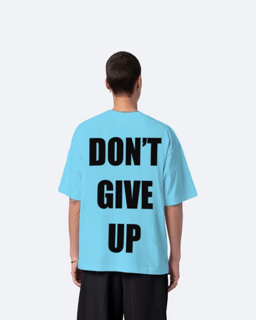 Tom Blue Urban Oversized T-Shirt for Men
