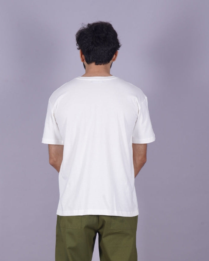 Red dreamy dragon Unisex Exclusive Oversized Tee - White