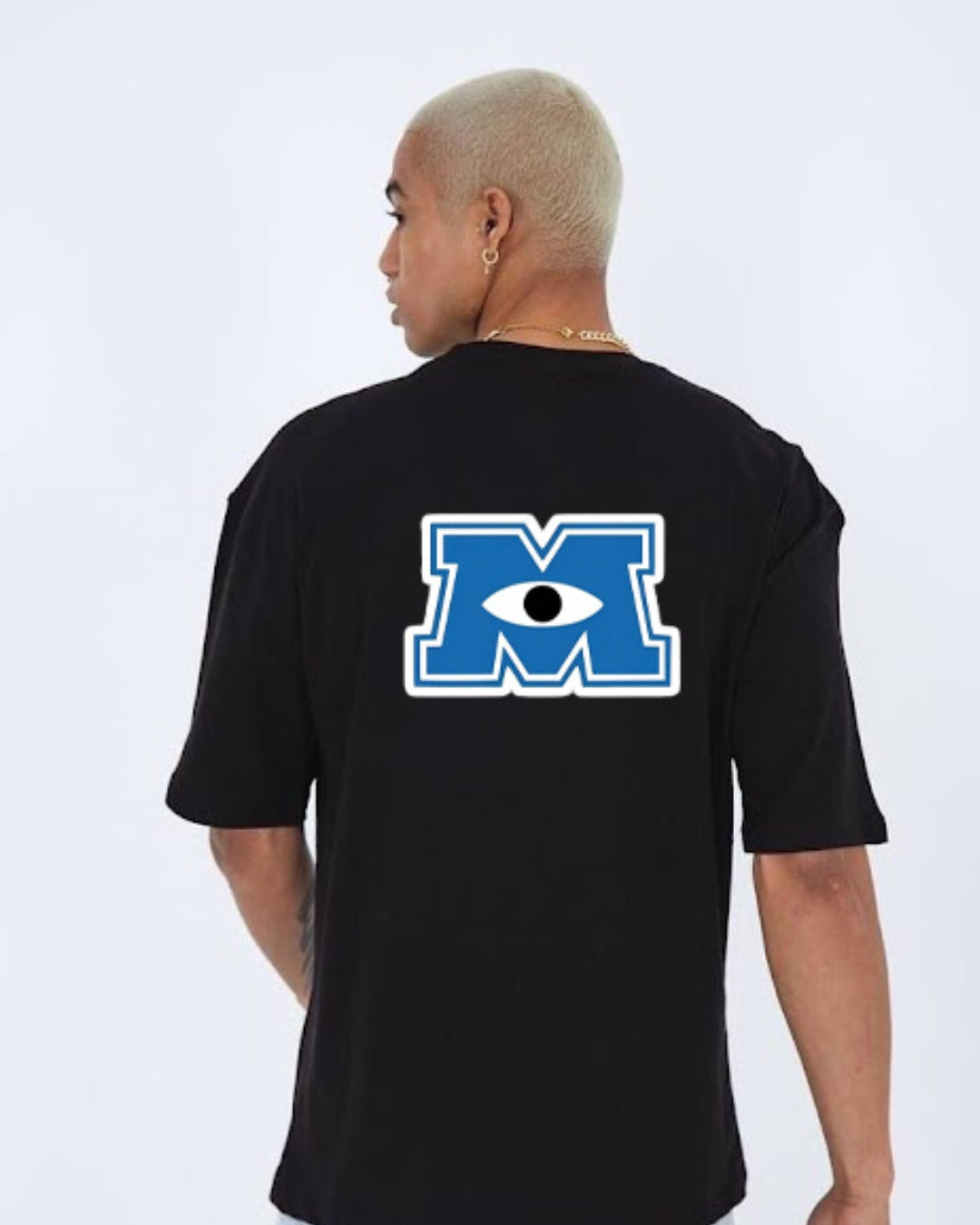 Single Eye Men Ultrasoft Cotton Tee - Black