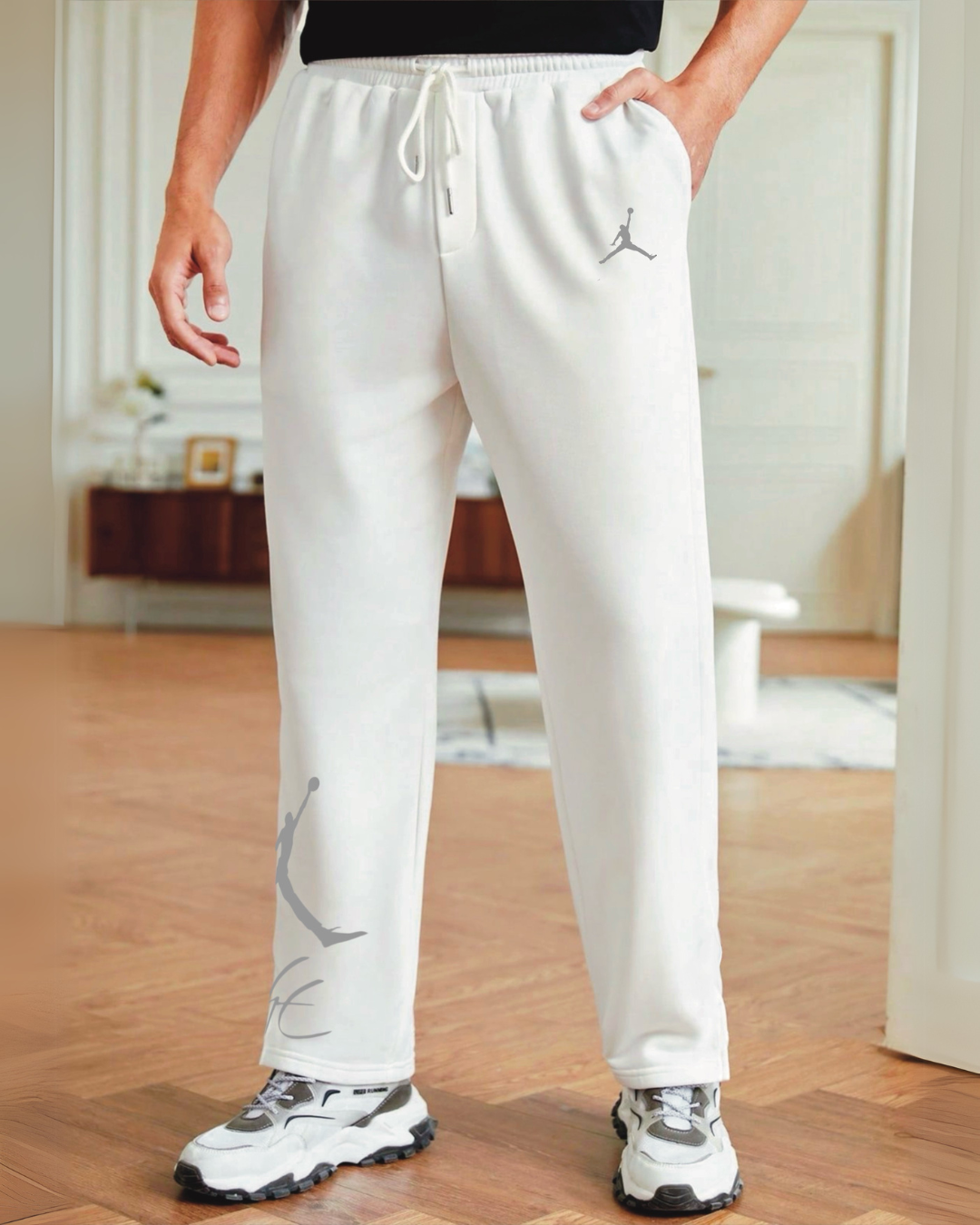 Men's White Ultrasoft Cotton Pant - Flight(*)