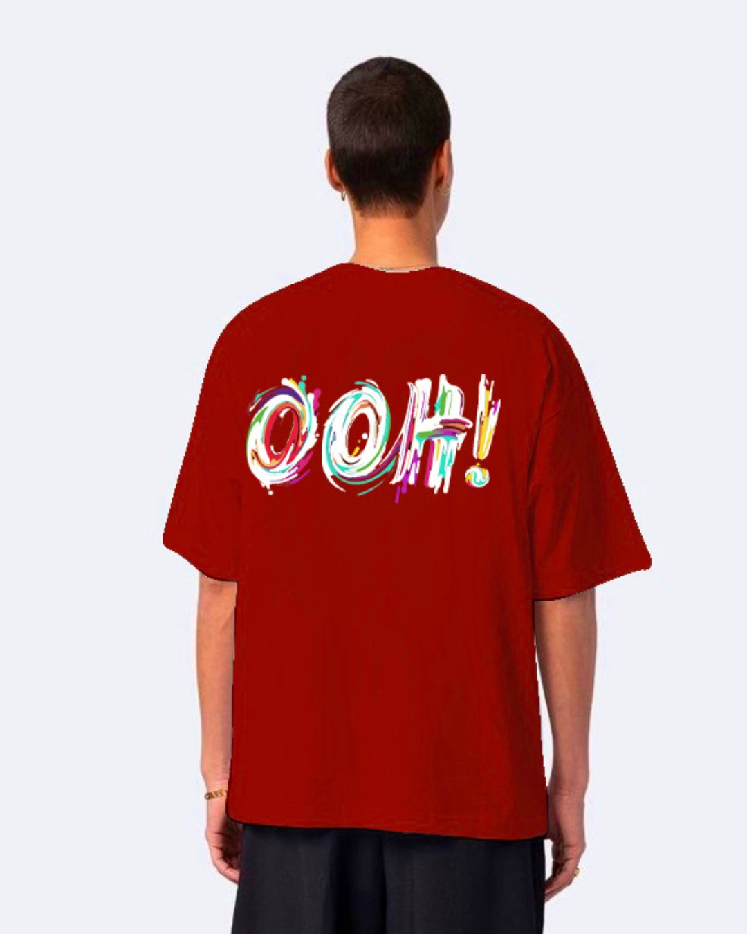 Gohan Unisex Exclusive Oversized Tee - Red
