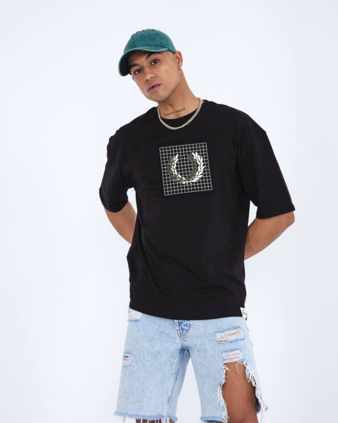 Fred Perry Cotton T-shirt - Black(*)