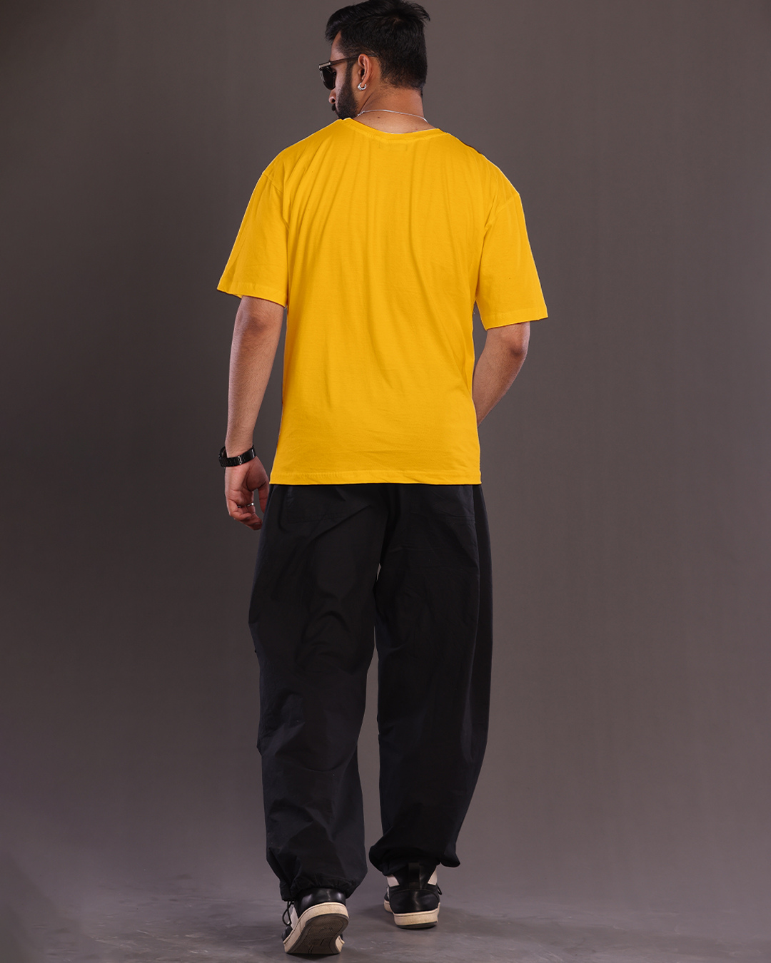 Men's Naughty Monkey Oversized Co-Ord Set - Yellow and Black