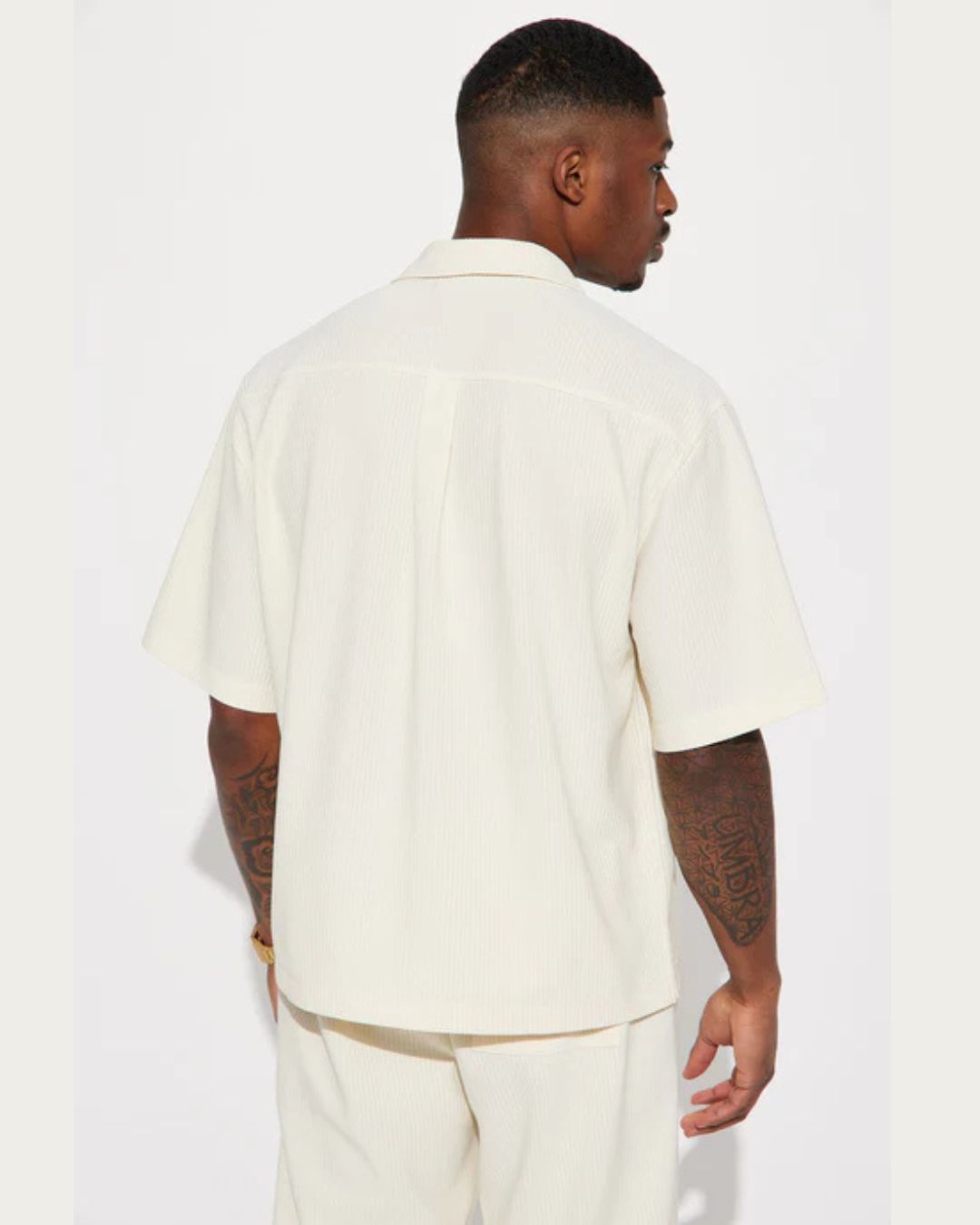 Doddle Floral Half Sleeve White Shirt