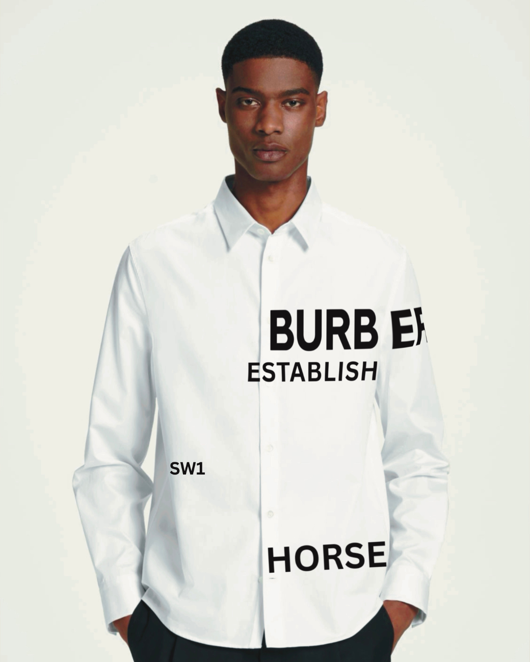 Establish London full sleeve white shirt