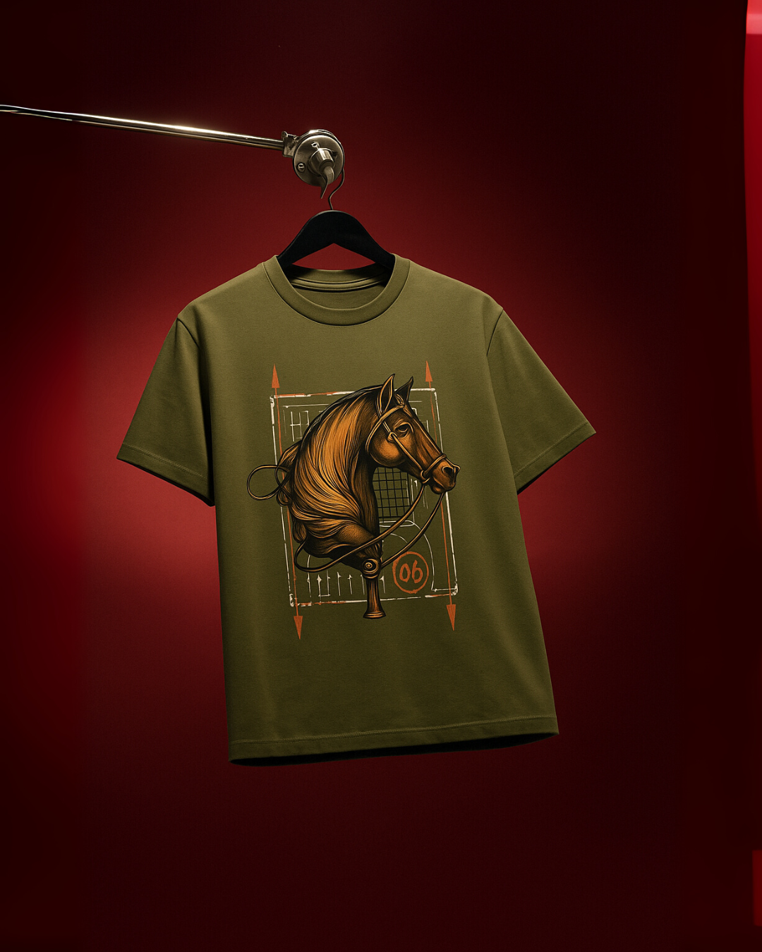HERMESS HORSE (OLIVE), KENZO TIGER (BLUE) TEE COMBO OF 2(*)