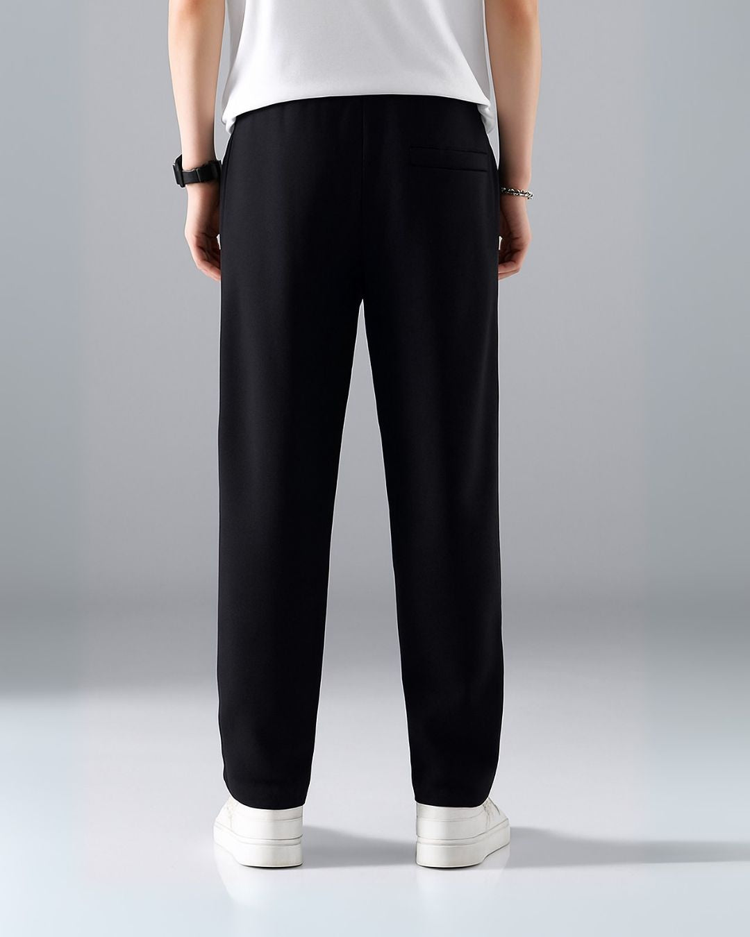 MEN'S ANGRY EAGLE BLACK COTTON PANTS