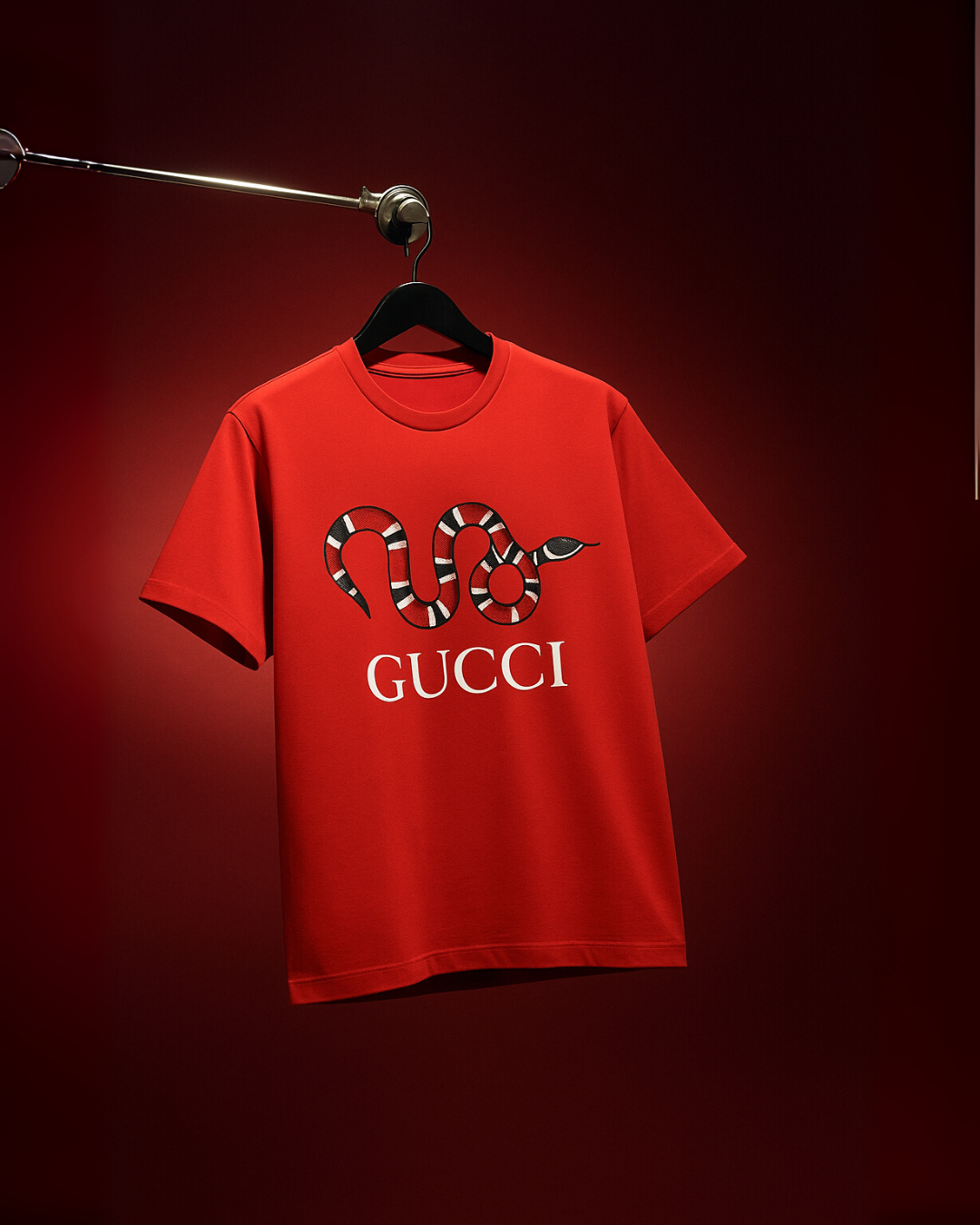 GUCCI SNAKE (RED), X/A (OLIVE) TEE COMBO OF 2(*)