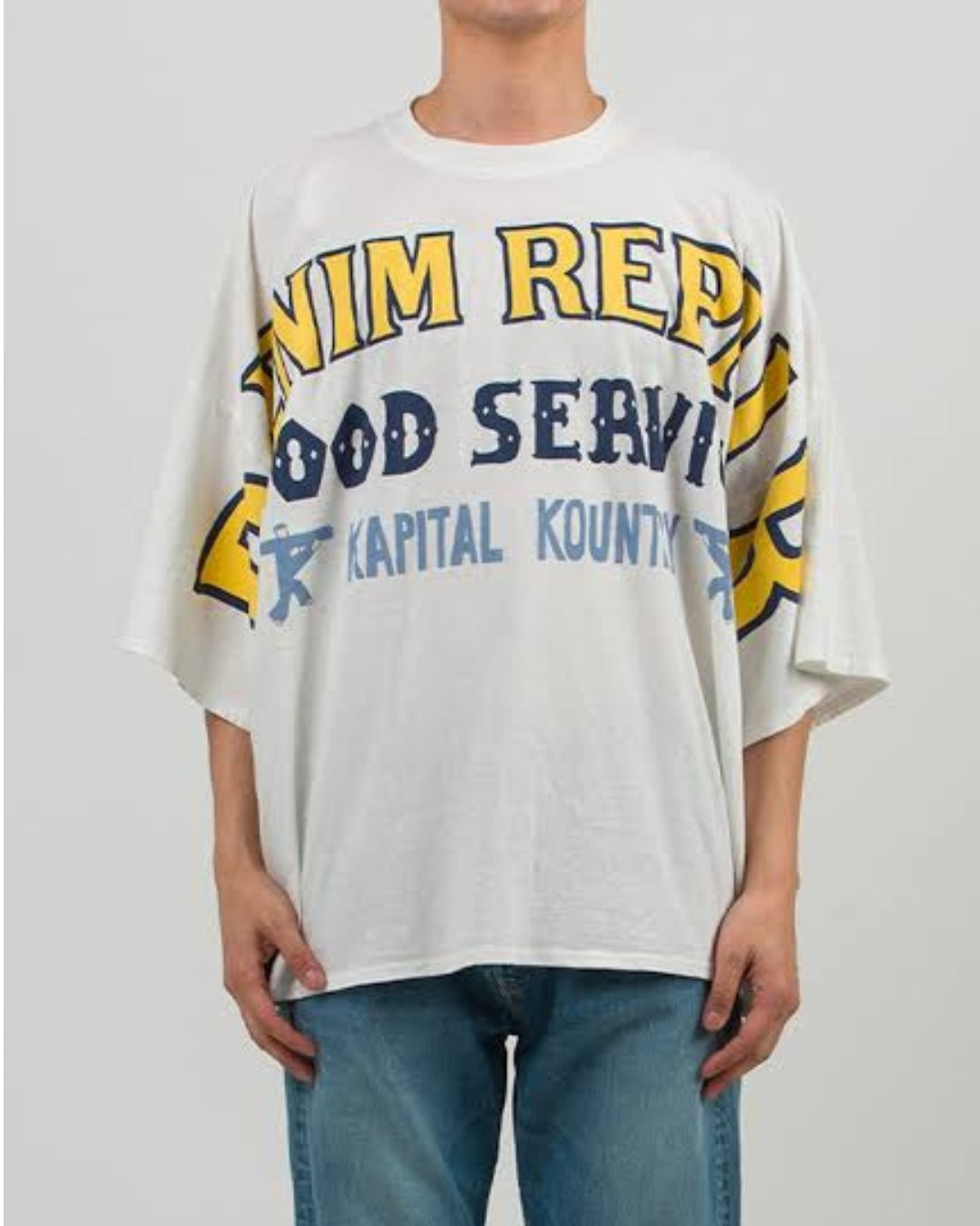 Denim Dhillon Unisex Exclusive Oversized Tee - White