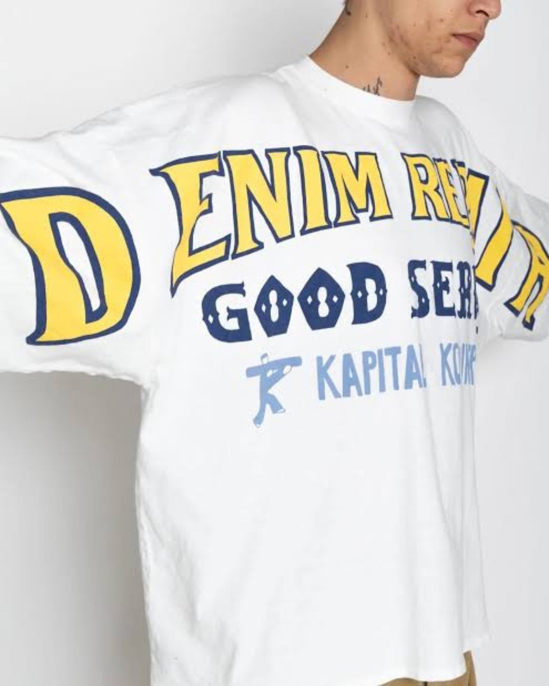 Denim Dhillon Unisex Exclusive Oversized Tee - White