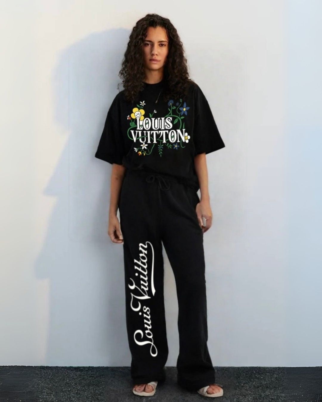 WOMEN'S LV BLOSSOM CORDS (BLACK AND BLACK)