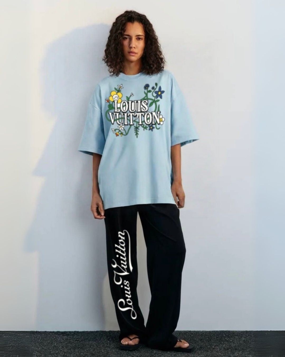 WOMEN'S LV BLOSSOM CORDS (BLUE AND BLACK)