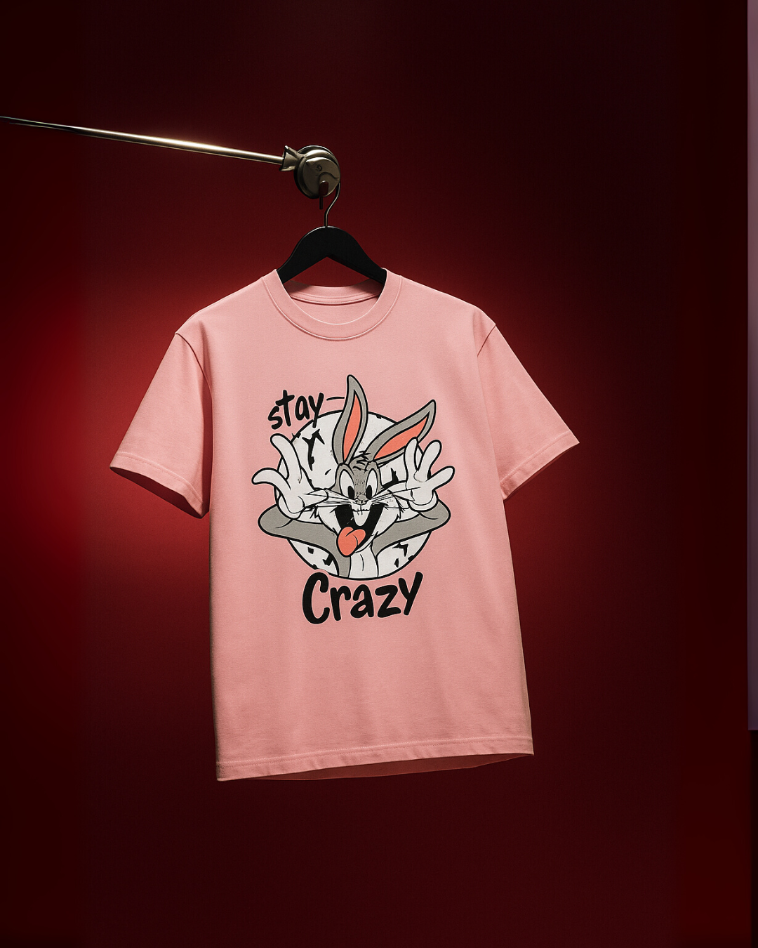 STAY CRAZY (PINK), KENZO TIGER (BLUE) TEE COMBO OF 2(*)