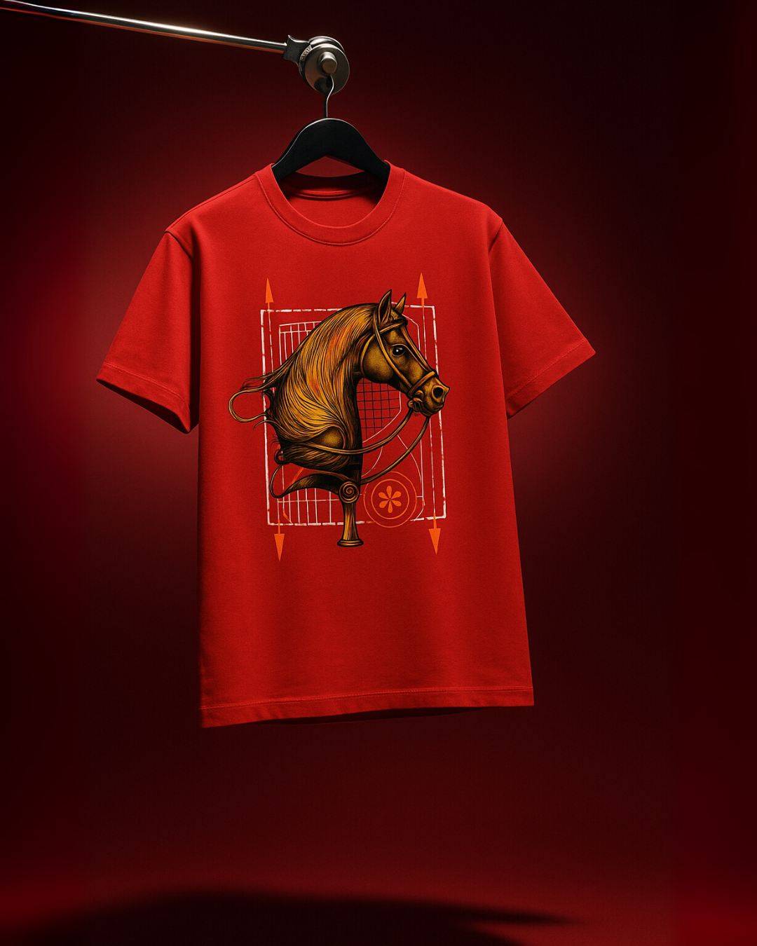 HERMESS HORSE (RED), JOKER (BLUE) TEE COMBO OF 2 (*)