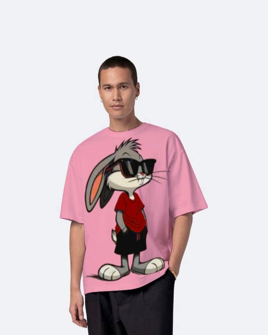 Tom Pink Urban Oversized T-Shirt for Men