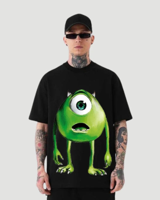 Single Eye Men Ultrasoft Cotton Tee - Black