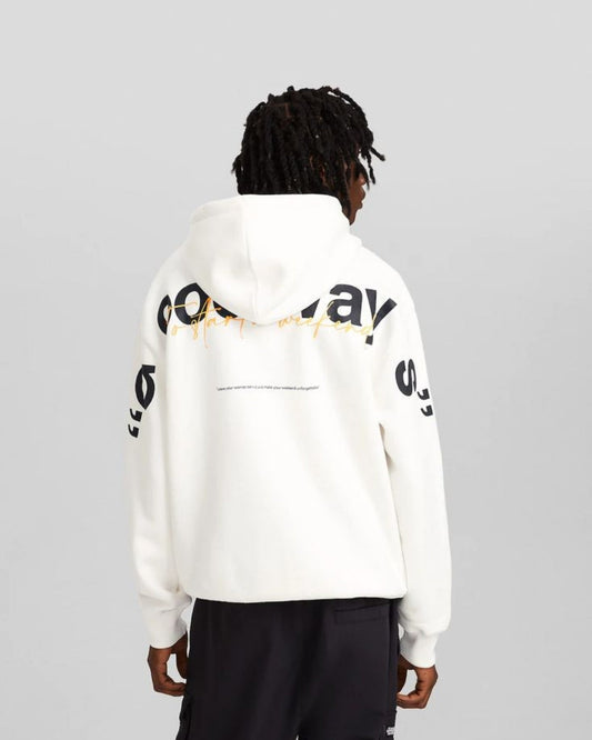 Unisex White Oversized Hoodie - Good Ways