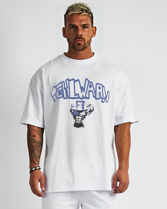 Pehlwaan Unisex Exclusive Oversized Tee - White