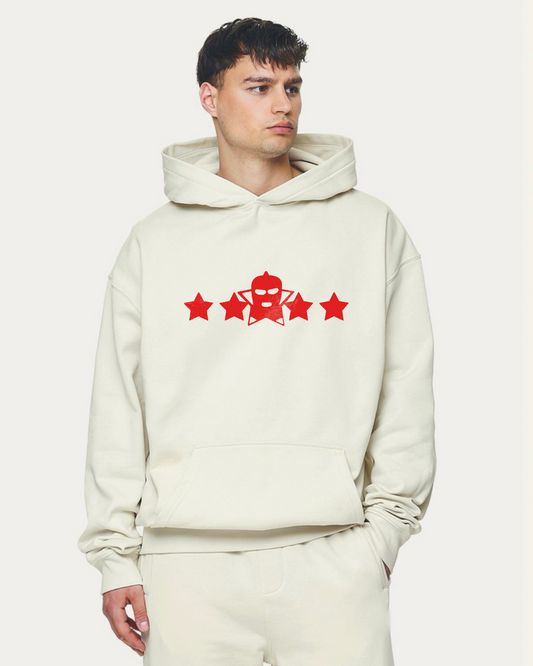 Unisex White Oversized Hoodie - Perfect Star