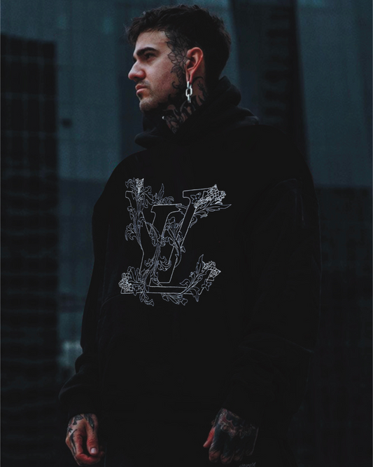 Unisex Black Oversized Hoodie - VL Edition