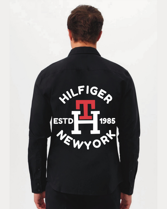 Hilfi New Full Sleeve Black Shirt(*)