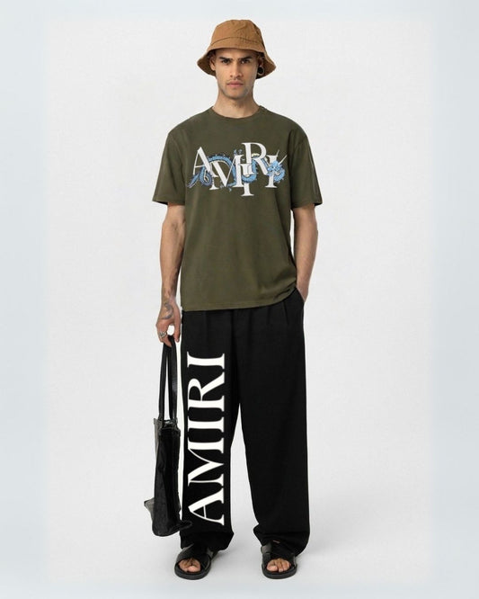 MEN'S  AMIRI DRAGON CORDS (OLIVE AND BLACK)