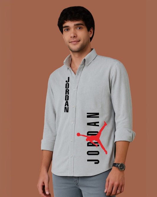 MEN'S BASKETBALL FULL SLEEVE STRIPE SHIRT (*)