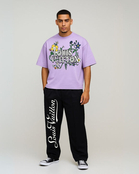 MEN'S  LV BLOSSOM CORDS (PURPLE AND BLACK)