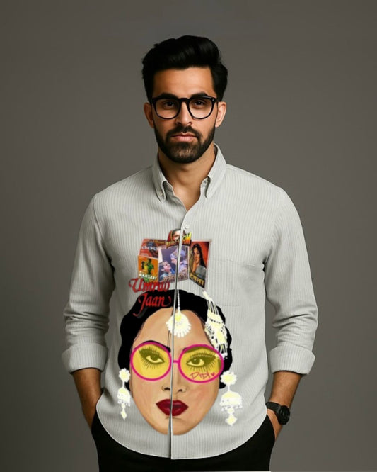 MEN'S UMRAO JAAN  FULL SLEEVE STRIPE SHIRT