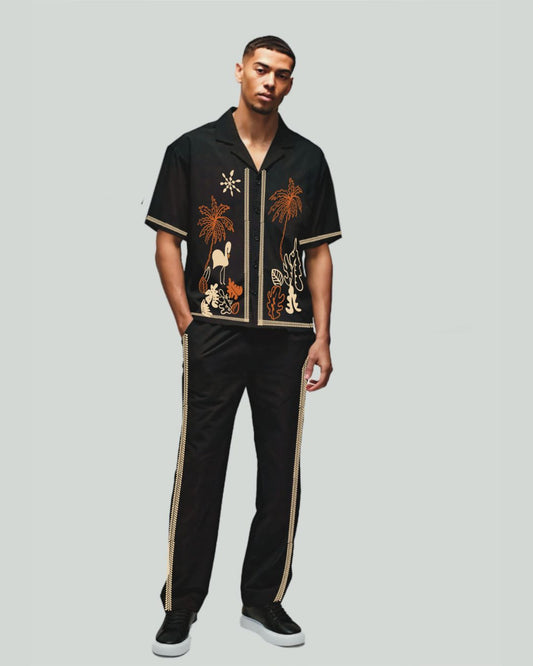 Palm Breeze Cordset (Black and Black)