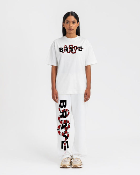 WOMEN'S BRAVE SNAKE CORDS (WHITE AND WHITE)