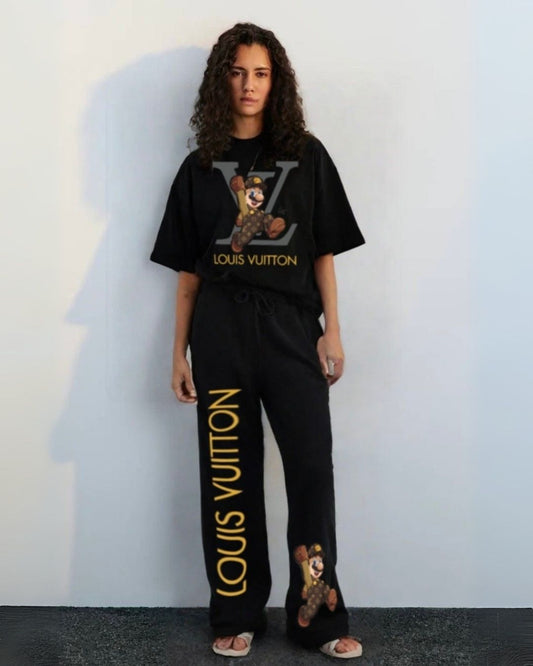 WOMEN'S  LV MARIO CORDS (BLACK AND BLACK)