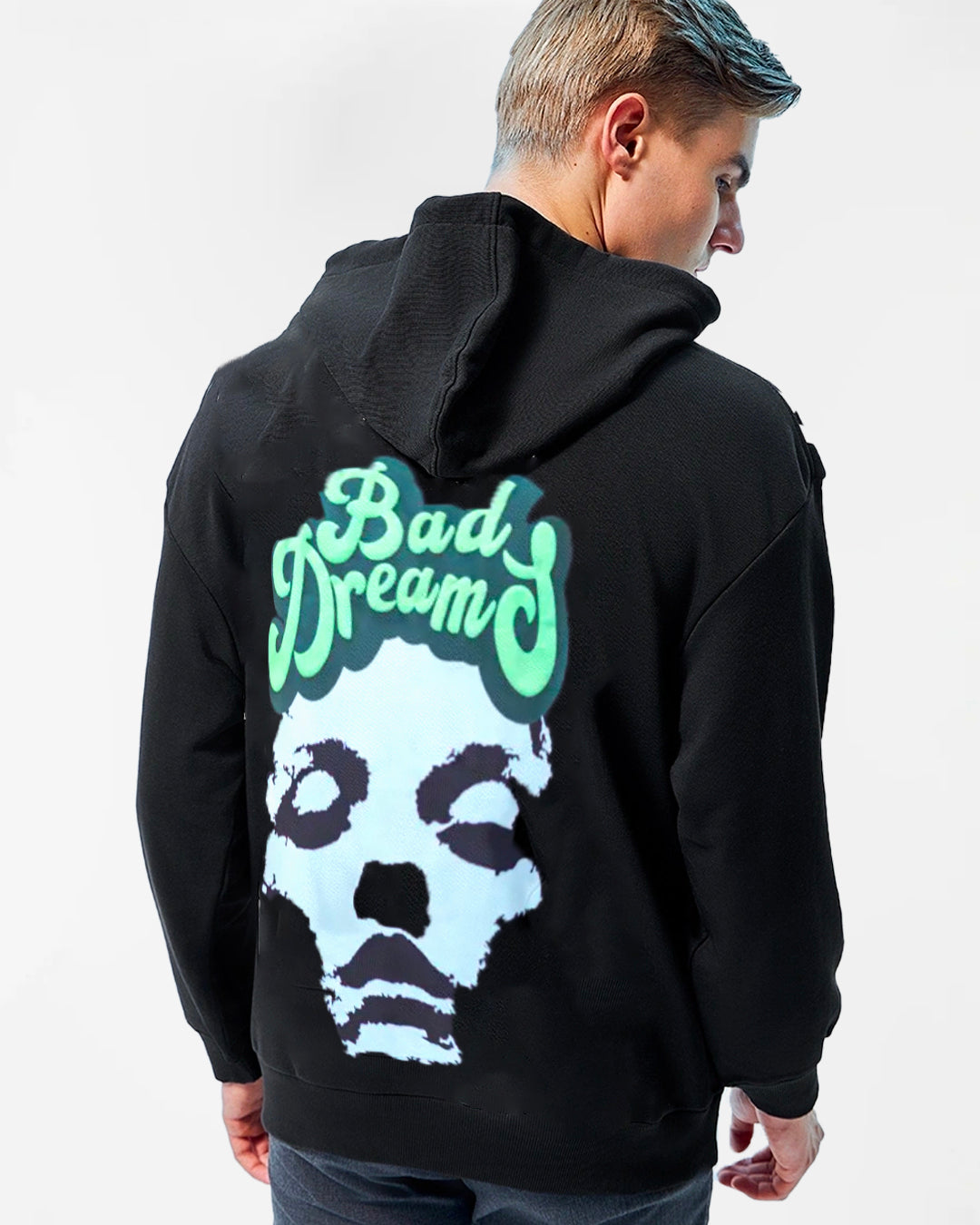 Men's Oversized Hoodie Baggy Edition: Cozy Comfort with Bad Dreams Design