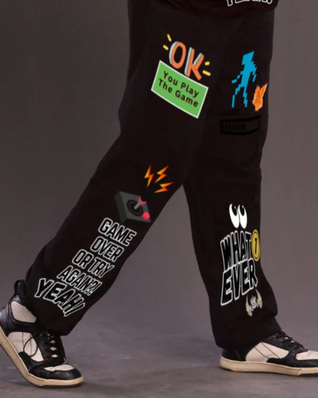 Game over black pant (*)