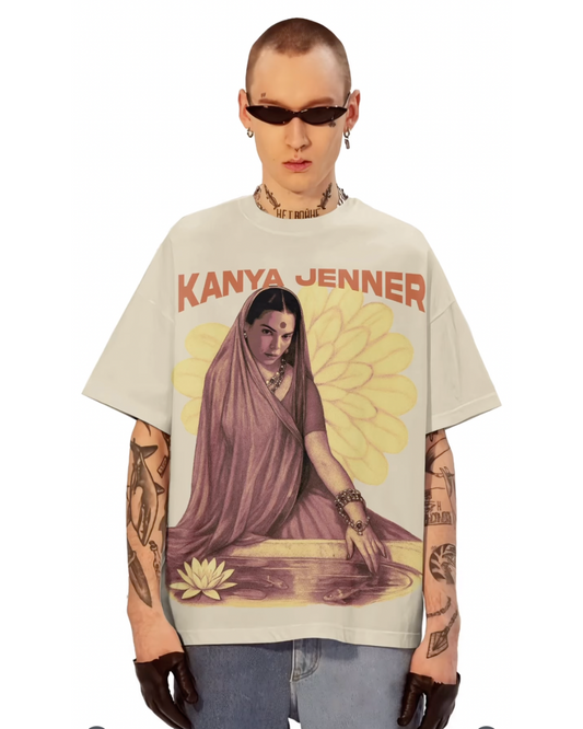 Kanya jenner  Unisex Exclusive Oversized Tee - white